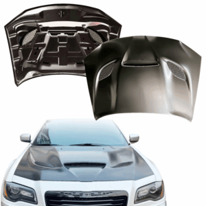 OEREP Steel SRT Hellcat 3-Scoop Hood > Chrysler 300C 2015-2023